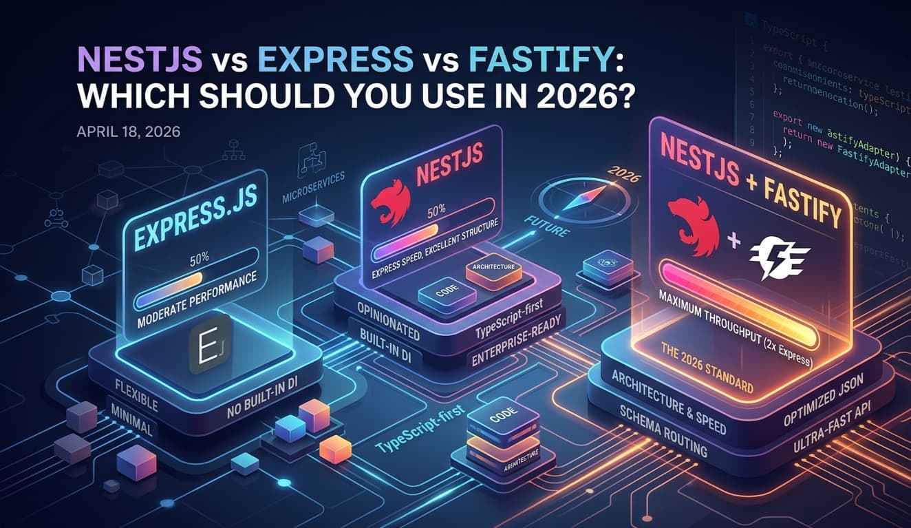 NestJS vs Express vs Fastify: Which Should You Use in 2026?