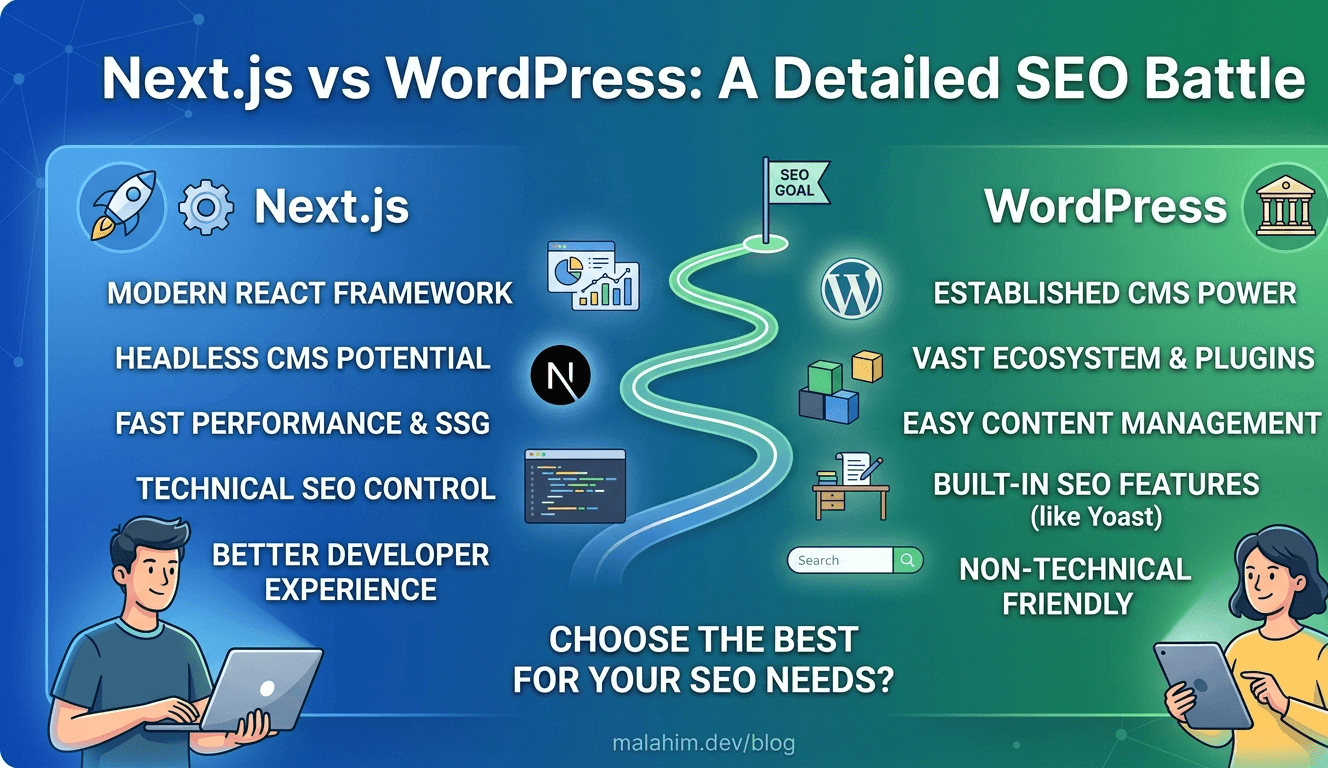 Next.js vs WordPress SEO